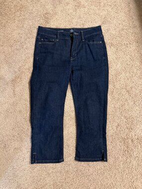 St. John's Bay Womens Secretly Slender Mid Rise Capri Jean